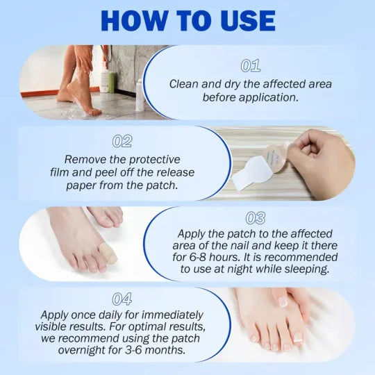 🦶🏻+🩹Restore Healthy Nails with Ease – Fungal Nail Patches
