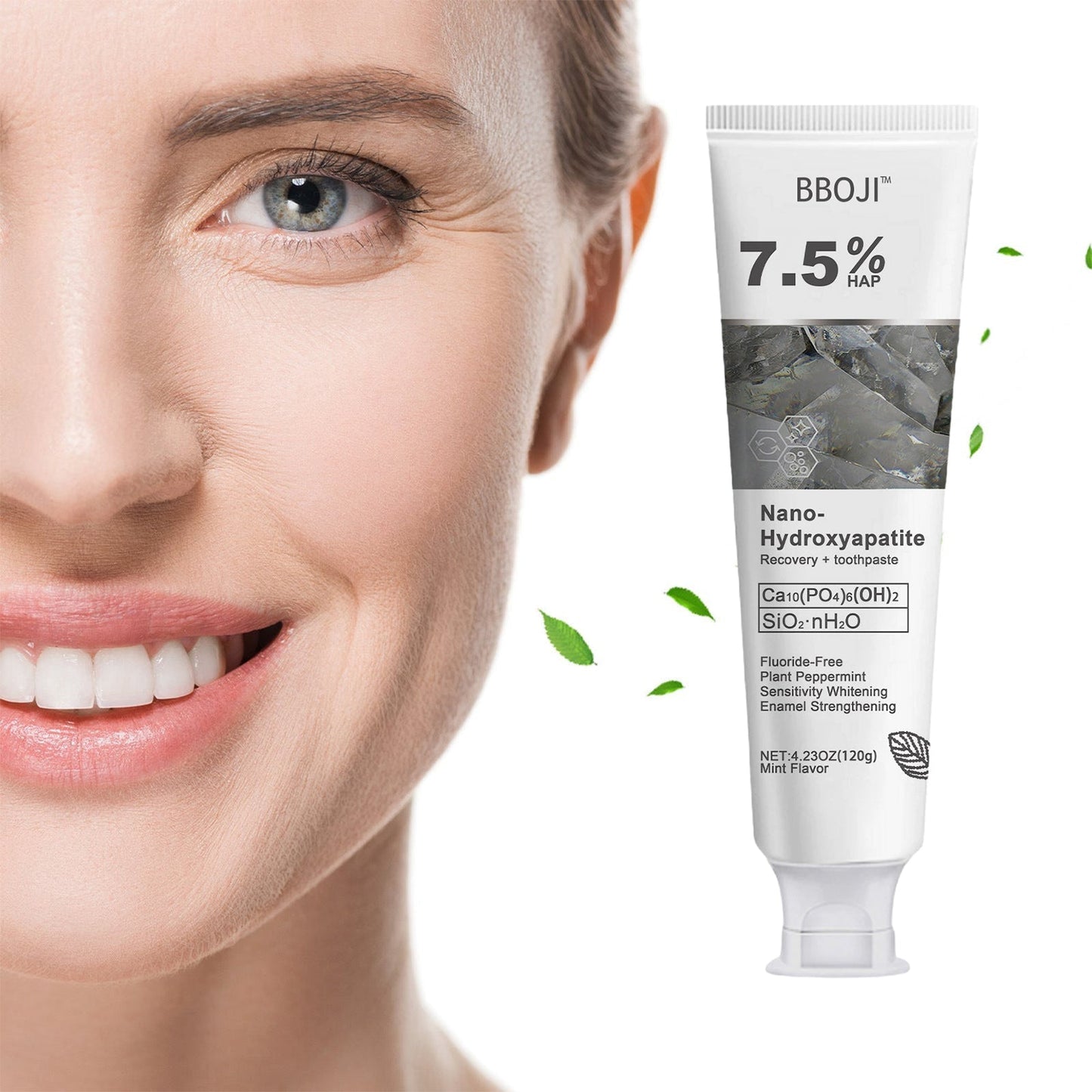 🦷🔥Final 12 Hours: 60%OFF🎁 BBOJI™ Fluoride-Free Hydroxyapatite Toothpaste 💎 Your Smile, Naturally Brighter!