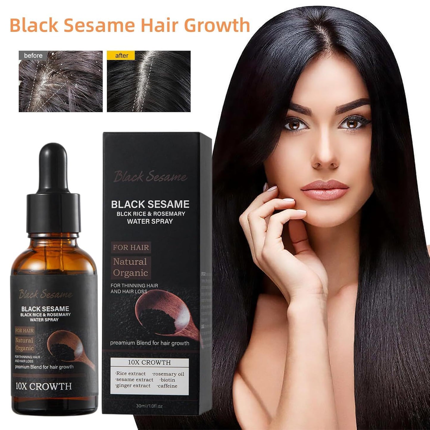 Vaxflite™ Black Sesame Serum – Regrow Your Hair, Naturally and Fast.