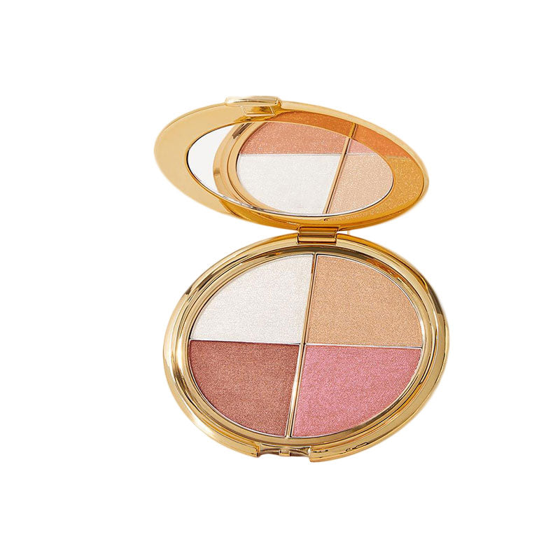 🌺Last 3 hours 60% off⏰eye & cheek palette - (with Detachable Brush)✨ 4-in-1 Glow Highlight & Contour Palette – Radiance for Every Skin Tone